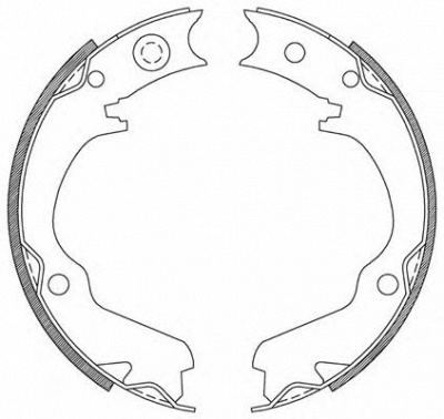 OPEN PARTS bsa221000 -  Комплект тормозных колодок